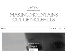 Tablet Screenshot of makingmountainsoutofmolehills.com